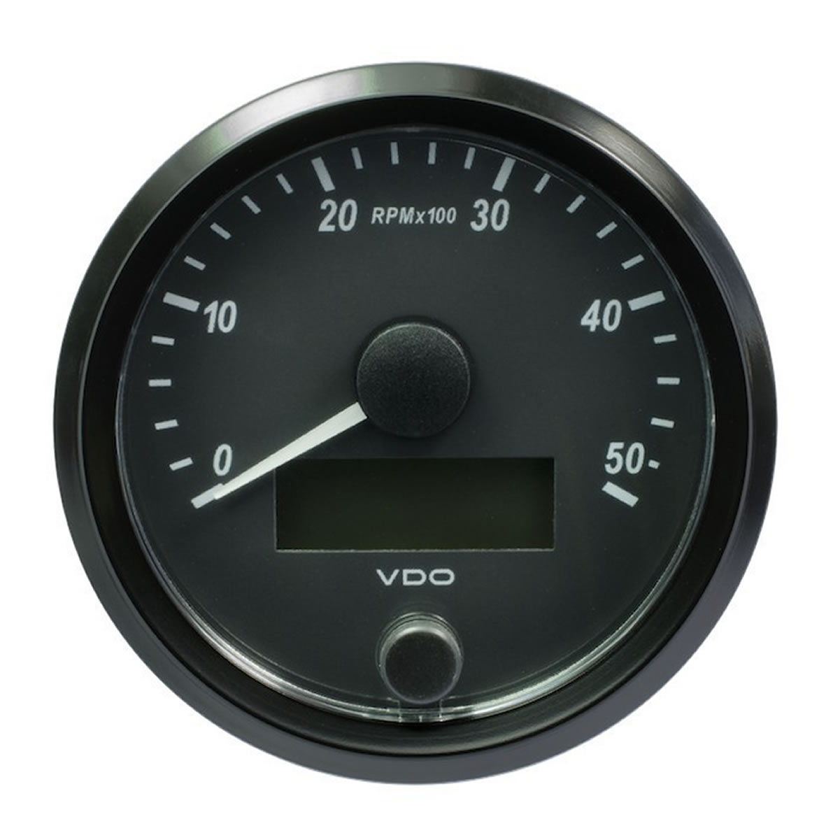 VDO SingleViu Tachometer Gauges 5000 RPM Black 80mm